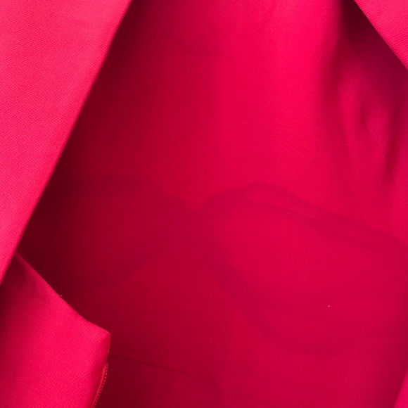 Alexander McQueen Cape Red Wool & Silk Mini Dress - Picture 7 of 8